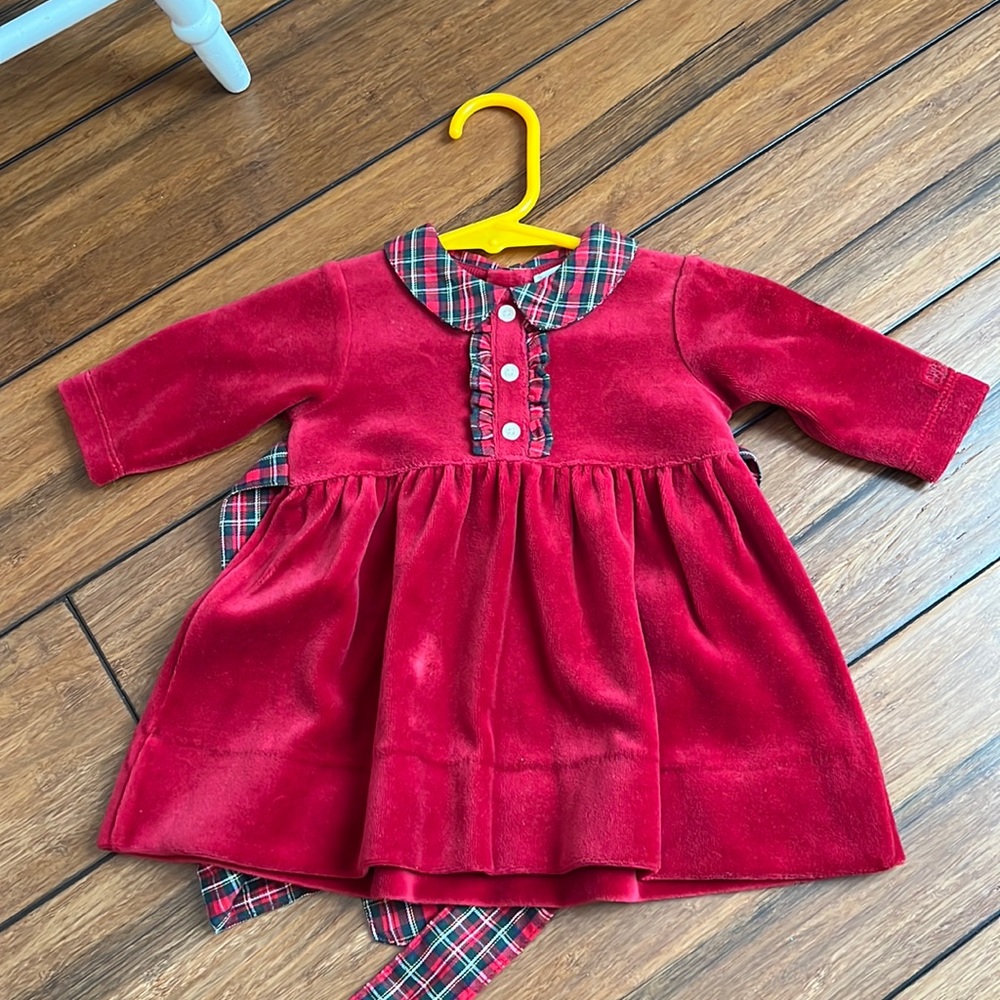 Ralph Lauren Red Plaid Kids Casual Dress